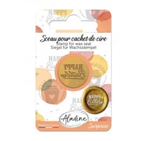 Cachet pour cire - Happy birthday