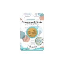 Cachet pour cire - cigogne