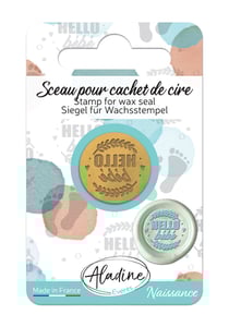 Sceau pour cachet de cire - Hello bébé
