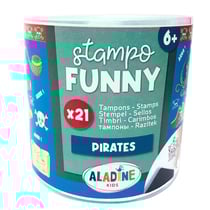Boîte de 21 tampons Stampo Funny - Pirates