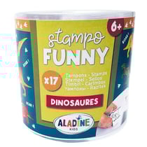 Boîte de 17 tampons Stampo Funny - Dinosaures