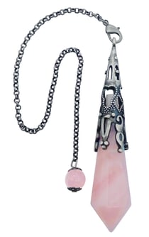Pendule pointe en Quartz Rose Omsaé - Design witch