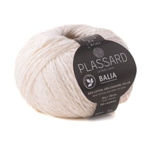 Pelote de fil à tricoter - Plassard - Balia - Blanc 02