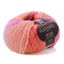 Pelote de fil à tricoter - Plassard - Megève - Rose et jaune