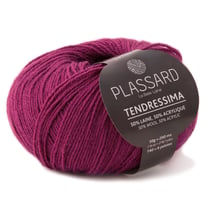 Pelote de fil à tricoter - Plassard - Tendressima - Violet