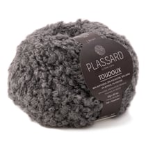 Pelote de fil à tricoter - Plassard - Toudoux - Gris