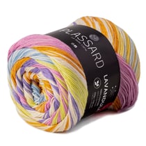 Pelote de fil Plassard - Lavandula - Bleu/jaune 20