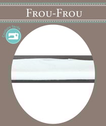 Passepoil - 5 mètres - Blanc nacré