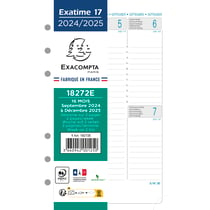 Exacompta - Agenda When 21 21 x 29,7 cm Semainier Juillet 2023 à