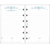 Recharge agenda journalier 2026 Exacompta - 8 x 12 cm - Exatime 14