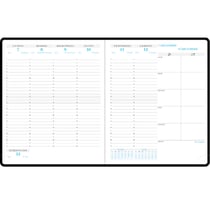 Recharge agenda semainier 2026 Exacompta - 18,5 x 22,5 cm - Horizon 22