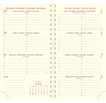 Recharge agenda semainier 2026 Exacompta - 9 x 16 cm - Espace 16S