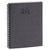 Agenda civil semainier 2024 Exacompta - Modèles assortis - 14 x 18 cm - Pratic W Carte Napura - vendu à l'unité