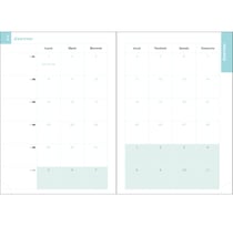 Recharge agenda semainier 2026 Exacompta - 21 x 15 cm - Lady 20
