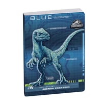 Agenda scolaire journalier 2023/2024 - Forum - 12 x 17 cm - Exacompta - Jurassic World - Blue