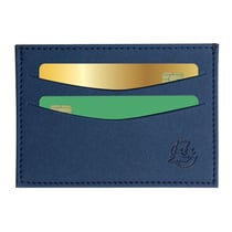 ETUI CARTES POCHE CENTRALE DENIM BLEU