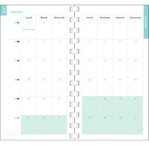 Recharge agenda semainier 2026 Exacompta - 9 x 16 cm - Lady 16S