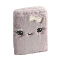 Agenda scolaire journalier 2026/2027 Exacompta - Rose poudré - 12 x 17 cm - Fourrure