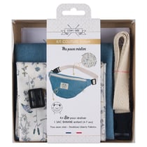 Kit couture débutant - Sac banane enfant - bleu