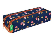 Trousse Tann's - Fruits Alexa - 2 compartiments - Bleu/rose