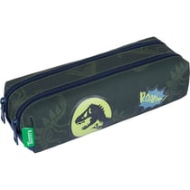 Trousse rectangulaire 2 compartiments Tann's - Kaki - Les Fantaisies Timothée