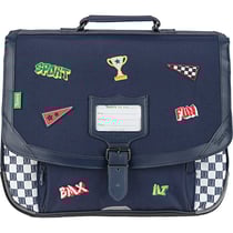 Cartable Tann's - Bleu - Les Fantaisies Mathéo - 2 compartiments