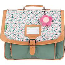 Cartable Tann's - Vert - Les Fantaisies Iris - 2 compartiments