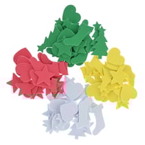 Assortiment de 80 gommettes en mousse Noël - Créalia