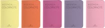 1 agenda civil semainier 2022 - Colornote - 10 x 15 cm - Oberthur - Coloris assortis