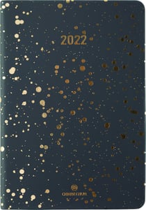 1 Agenda civil semainier 2022 - Céleste - 10 x 15 cm - Oberthur - Coloris assortis