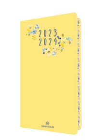 Agenda scolaire semainier 2023/2024 - Tivoli - 17,5 x 9,5 cm - Oberthur - Jaune