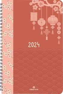 Mini agenda civil bi-journalier 2024 Legami - 6,5 x 10 cm - Stars - Agendas  Civil - Agendas - Calendriers