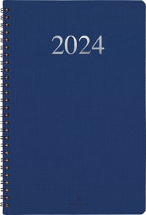 Agenda 2024 Gris: Semainier de Poche A6 Petit Format 10x15 Hebdomadaire en  Français (French Edition)