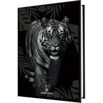 Agenda scolaire 2024/2025 Oberthur - Noir - 12,5 x 17,5 cm - Animaux sauvages tigre
