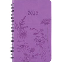 Agenda semainier 2026 Oberthur - Lilas - 10 x 15 cm - Primrose