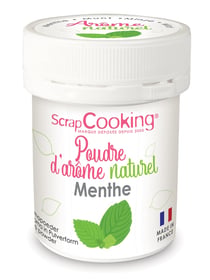 Poudre d'arôme naturel ScrapCooking® - Menthe - 15 g