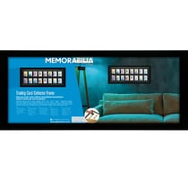 Cadre 16 cartes collector GB Eye  - 30,5 x 76 cm - Noir