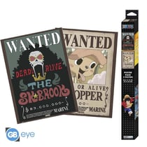 Lot de 2 posters ABYstyle - One Piece - Chibi Posters Wanted Chopper & Brook
