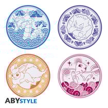 Lot de 4 assiettes Abstyle - Pokémon - style japonais