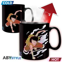 Mug Thermo-réactif Abystyle - One Piece Luffy & Ace - 460 ml