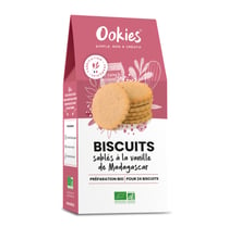 Préparation bio pour biscuits sablés à la vanille de Madagascar Ookies - 320 g