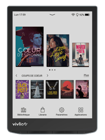 Liseuse Vivlio InkPad Color 3 - bleu acier - 7,8 pouces