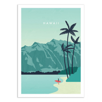 Affiche 50 x 70 cm - Hawaii