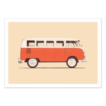 Affiche 50 x 70 cm - Red van