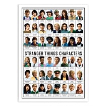 Affiche 30 x 40 cm - Stranger things characters