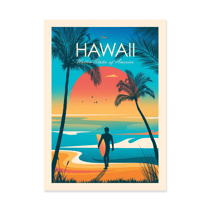 Affiche 30 x 40 cm - hawaii