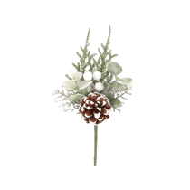 Branchage Artyfêtes - Neige glaciale pailleté