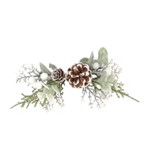 Branchage Artyfêtes - Neige glaciale pailletée