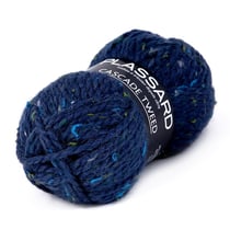 Pelote de fil à tricoter - Plassard - Cascade Tweed - Bleu marine 27