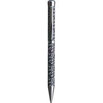 Stylo bille rétractable - Noir - Indigo - Pointe moyenne - Oberthur - Floral